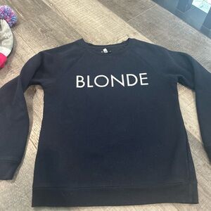 Kids age 10-12 'BLONDE' Sweatshir by brunette the label